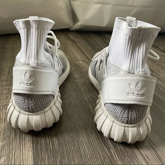 adidas Originals Tubular Doom Primeknit Trainers In Grey BY3553 Sneakers - Picture 8 of 11